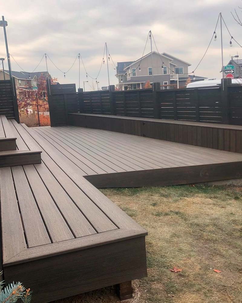 Backyard Deck Installation