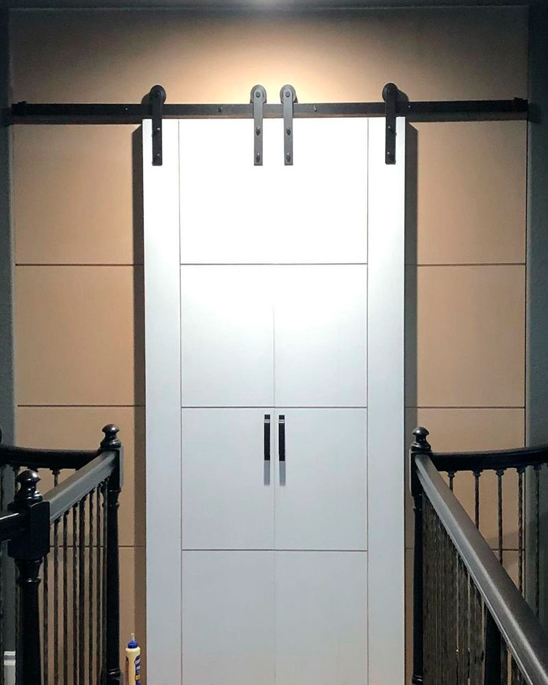 Sliding interior doors