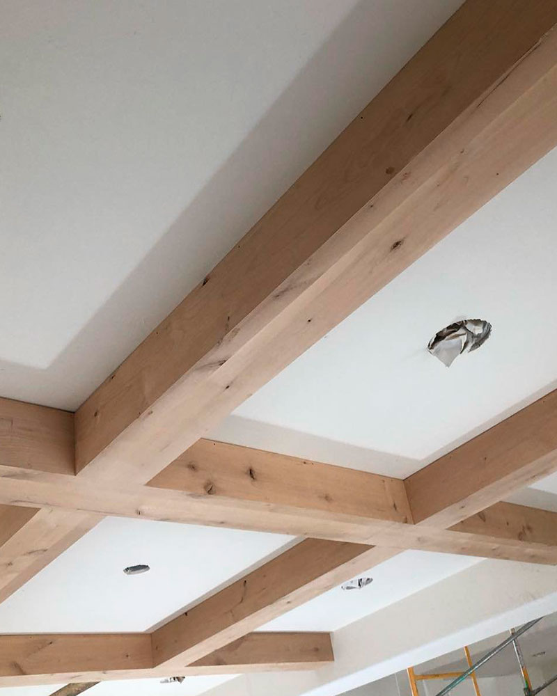 Wood Beams Installation