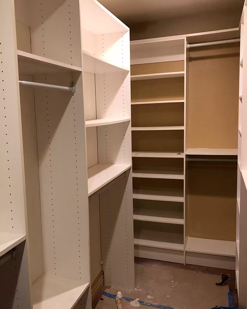 small walk in closet