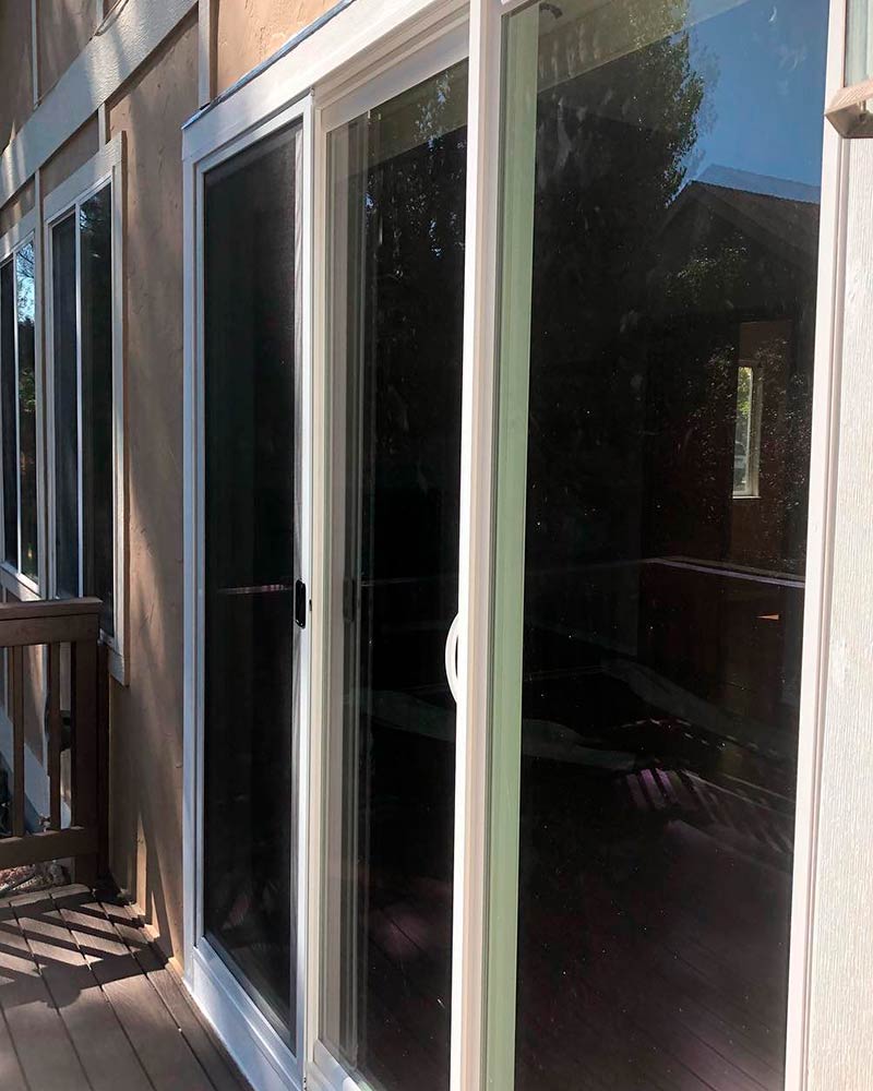 Install windows and slide doors