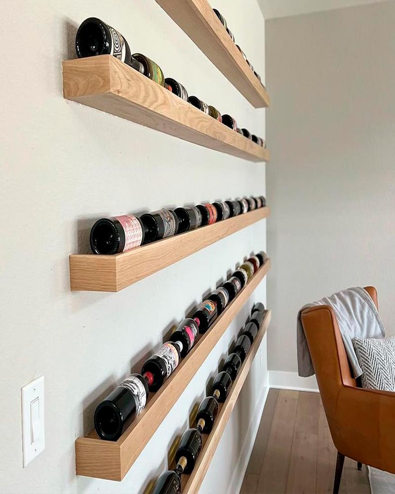 Wine racks installation